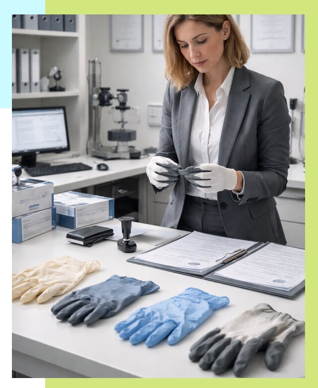 Сертификация перчаток в Электростали от 8611 р. | Алешин-Элк