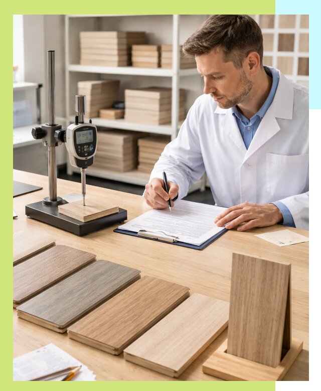 Сертификация ламината с испытаниями и оформлением документов в Электростали