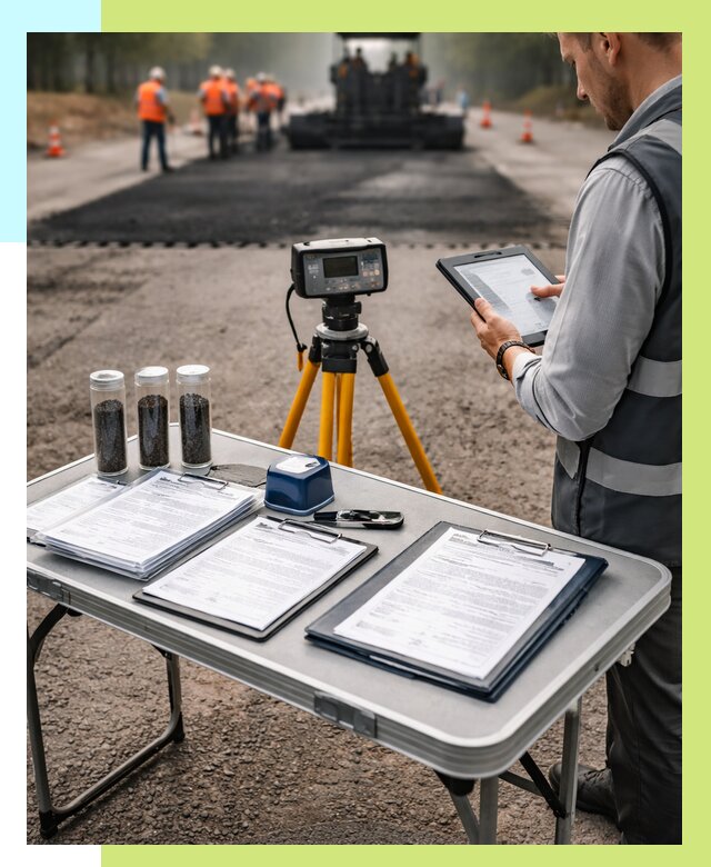 Сертификация асфальта в Электростали от 25325 р. | Алешин-Элк