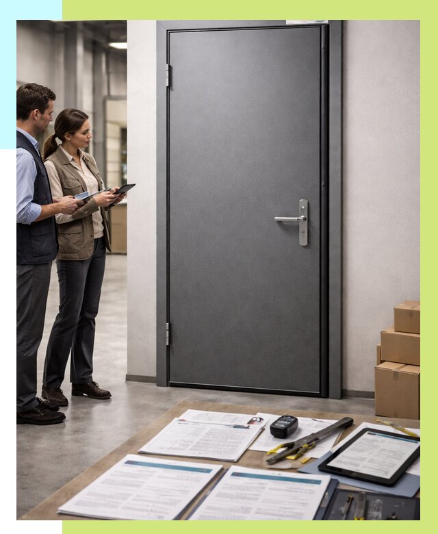 Сертификация противопожарных дверей в Электростали от 9117 р. | Алешин-Элк