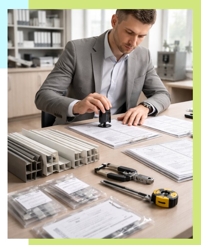 Сертификация ПВХ продукции в Электростали от 8611 р., Алешин-Элк