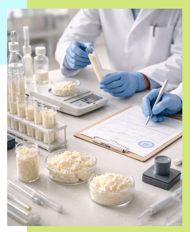 Сертификация творога в Электростали от 12156 р. под ключ | Алешин-Элк
