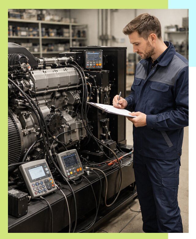 Сертификация дизельных генераторов и их оборудования в Электростали