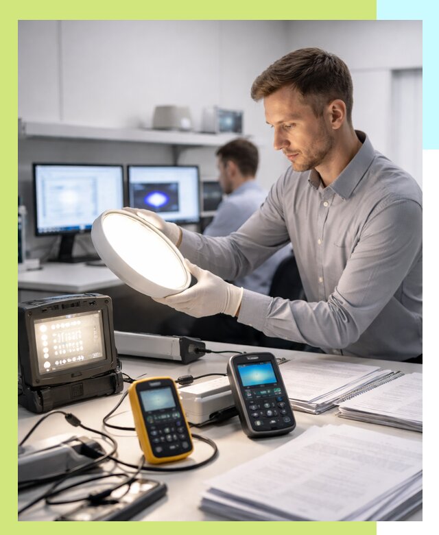 Сертификация светильников в Электростали: испытания и оформление