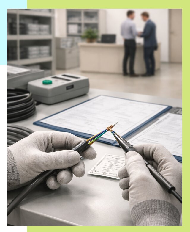 Сертификация провода в Электростали от 18234 р. в Алешин-Элк