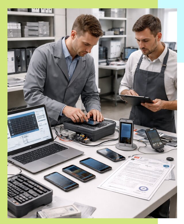 Сертификация мобильных телефонов и смартфонов в Электростали под ключ