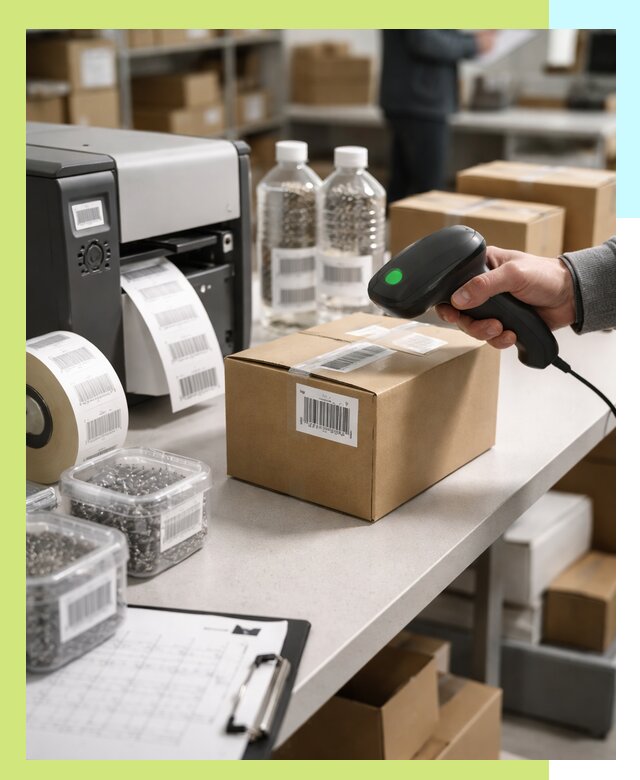 Штрихкодирование продукции и маркировка для продажи в Электростали