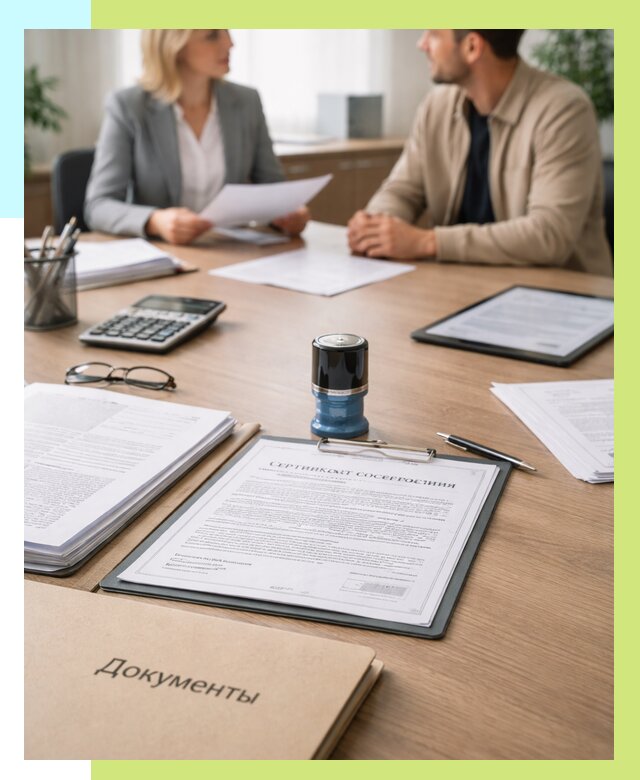 Сертификат соответствия на продукцию в Электростали от 15195 р.|Алешин-Элк