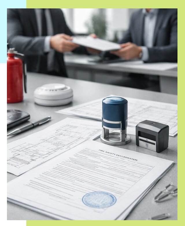 Декларация пожарной безопасности в Электростали от 8104 р. | Алешин-Элк