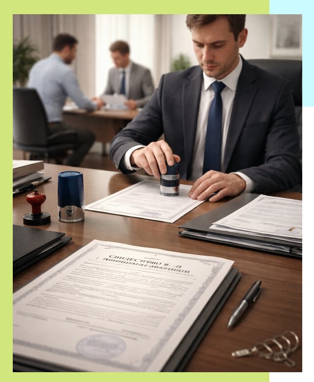 Оформление свидетельства о государственной регистрации в Электростали