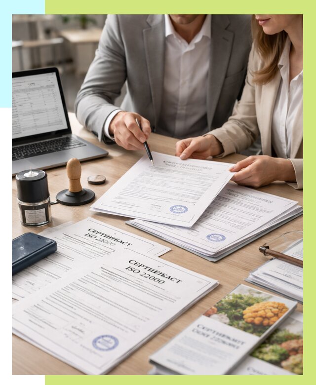 Сертификат ISO 22000 в Электростали от 40520 р. под ключ | Алешин-Элк