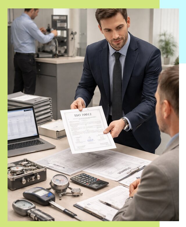 Выдача сертификата ISO 10012 по требованиям метрологии в Электростали